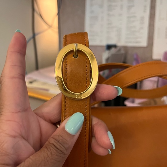Authentic Christian Dior camel color crossbody 💫Rare hard to find bag - Picture 2 of 15